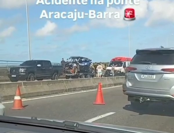 ACIDENTE NA PONTE BARRA  ARACAJU